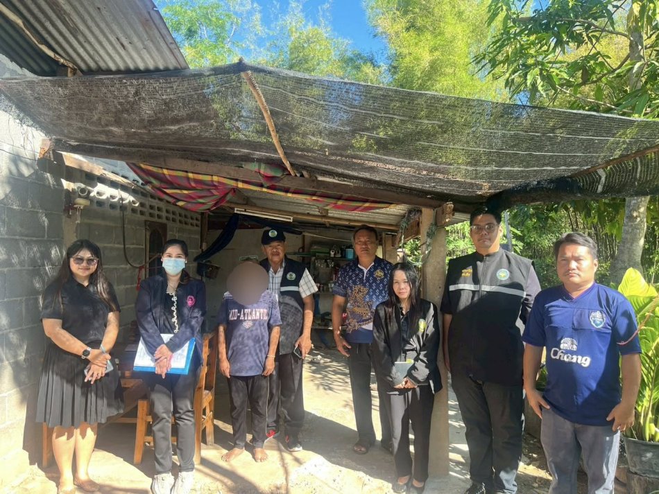 ลงพื้นที่ร่วมกับ เจ้าหน้าที่จากพัฒนาสังคมและความมั่งคงของมนุษย์จังหวัดปราจีนบุรี
